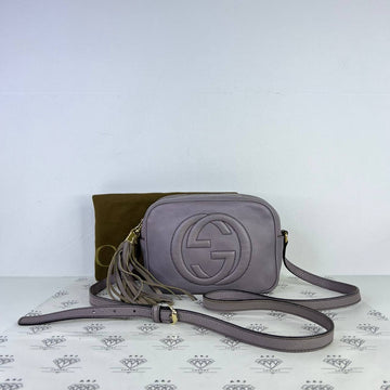 [PRE LOVED] Gucci Soho Disco Crossbody Bag in Purple GHW