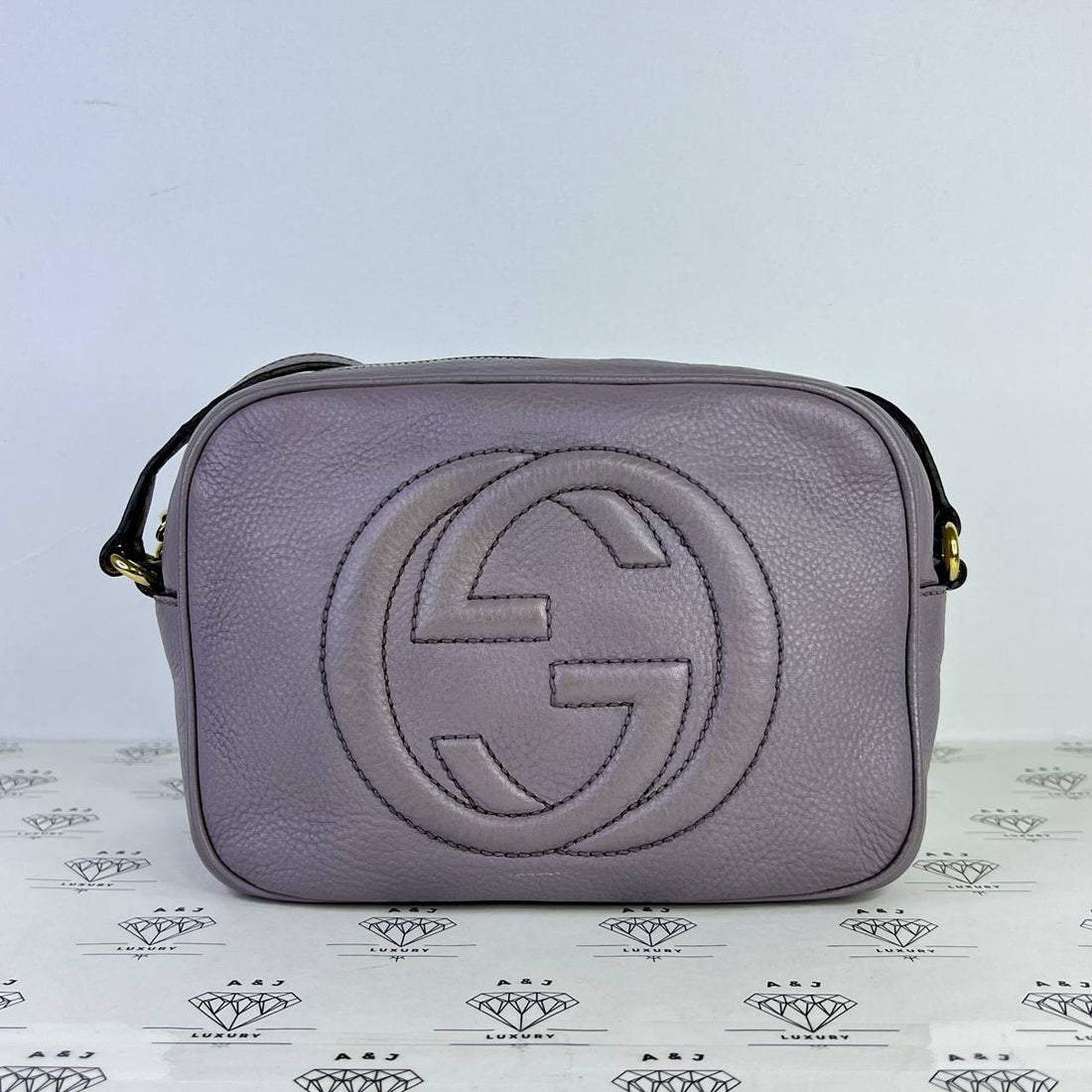 [PRE LOVED] Gucci Soho Disco Crossbody Bag in Purple GHW