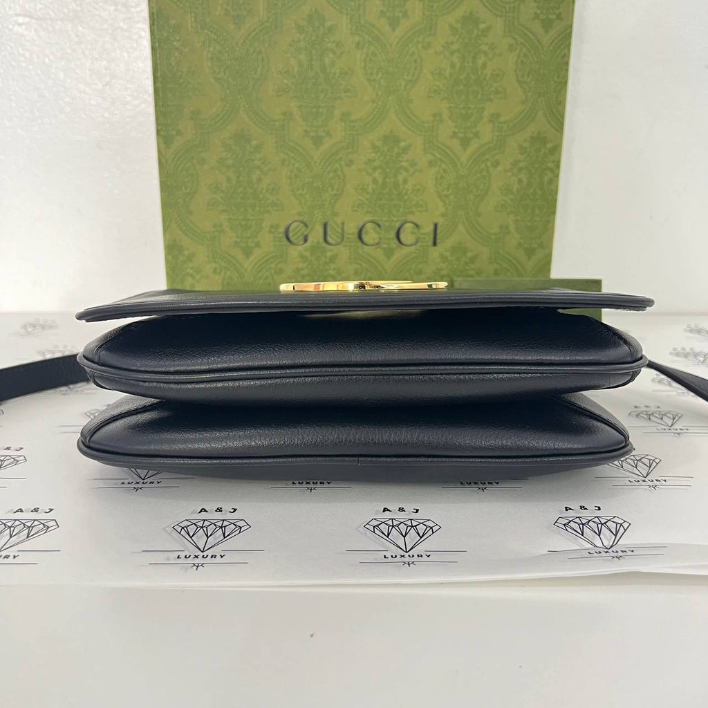 [PRE LOVED] Gucci Blondie Shoulder Bag in Black GHW