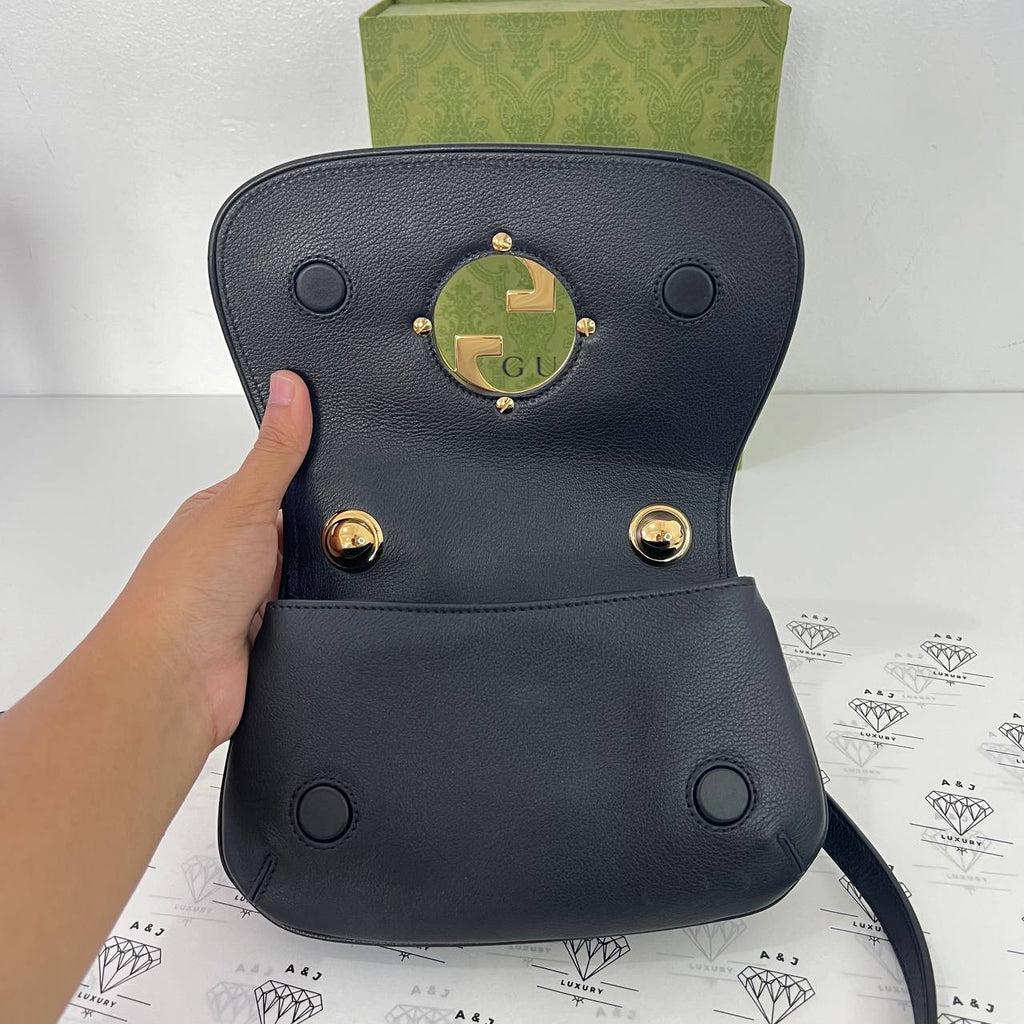 [PRE LOVED] Gucci Blondie Shoulder Bag in Black GHW