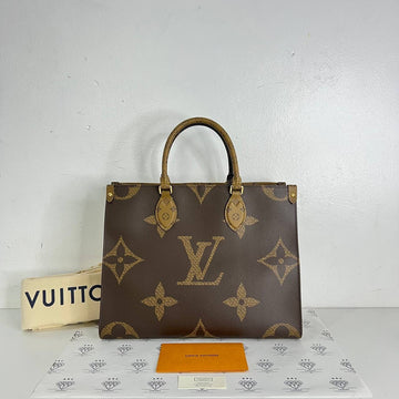 [PRE LOVED] Louis Vuitton OnTheGo MM in Reverse Monogram Canvass (microchipped)