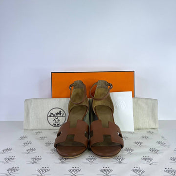 [PRE LOVED] Hermes Legend Sandals in Gold Size 41EU
