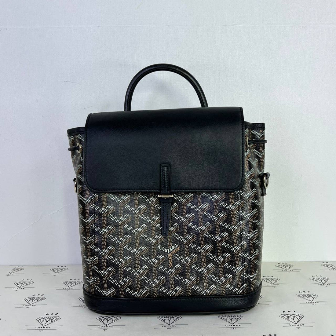 [PRE LOVED] Goyard Mini Alpin Backpack in Black (2021)