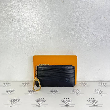 [PRE LOVED] Louis Vuitton Key Cles in Black Epi Leather GHW (LO1921)