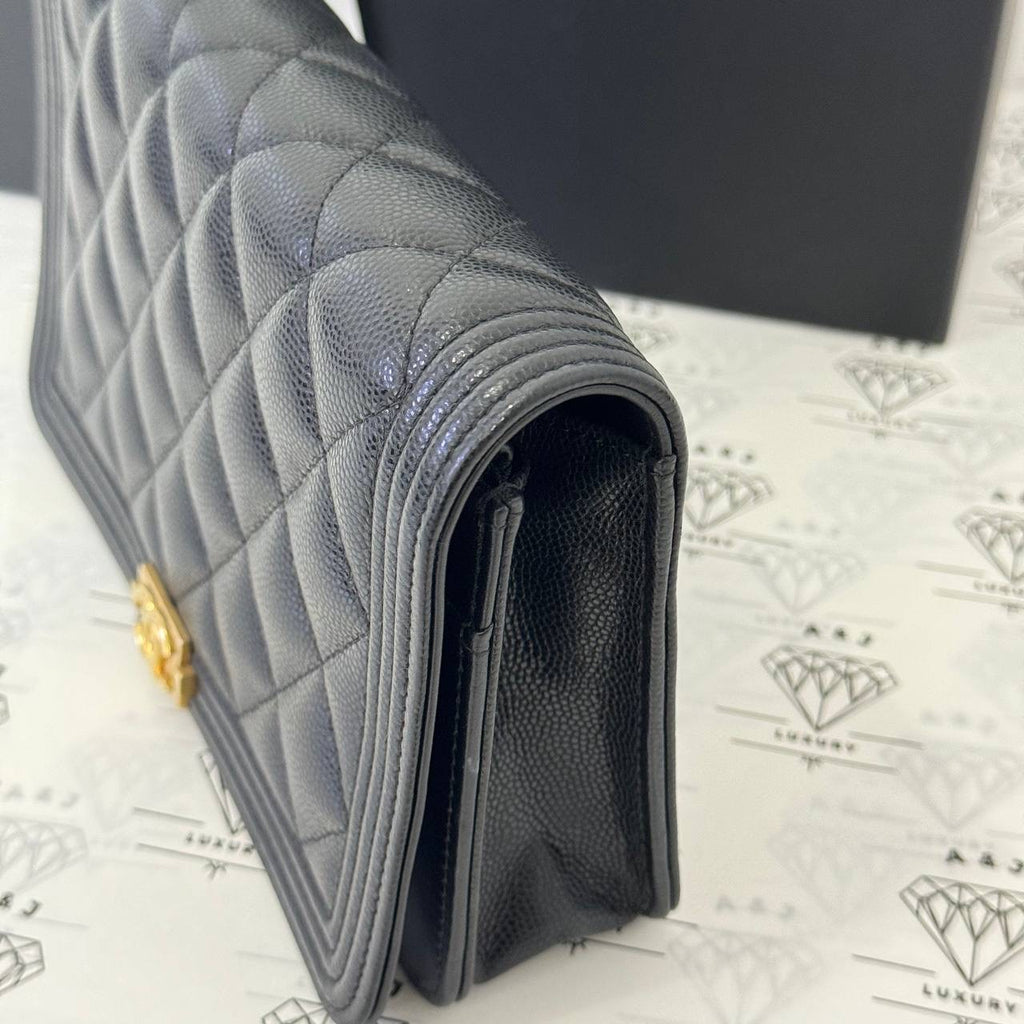 [PRE LOVED] Chanel Leboy Wallet on Chain in Black Caviar GHW (Series 29)