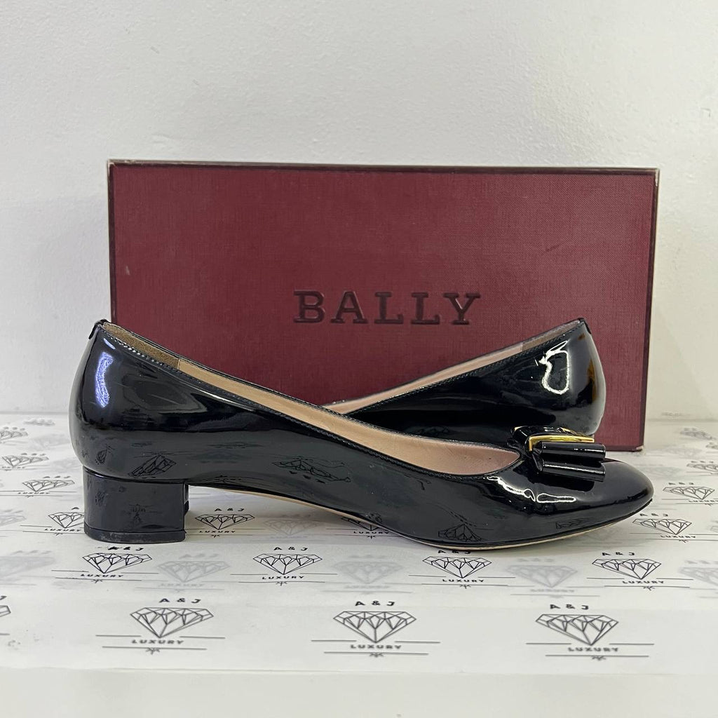 [PRE LOVED] Bally Billian 00 in Black Calf Patent Leather Size 35.5EU