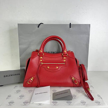 [PRE LOVED] Balenciaga Neo Small City in Red GHW
