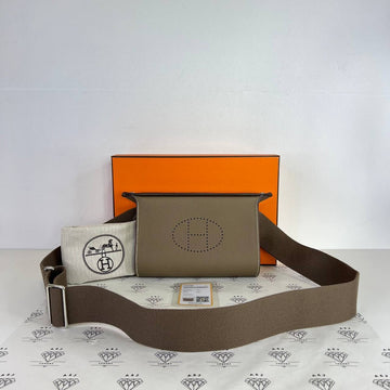 [PRE LOVED] Hermes Videpoches in Etoupe Togo Leather PHW (Stamp B - 2023)