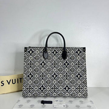 [PRE LOVED] Louis Vuitton OnTheGo GM Since 1854 Collection in Denim (microchipped)