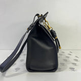 [PRE LOVED] Givenchy Large Whip Shoulder Bag in Black Smooth Leather GHW