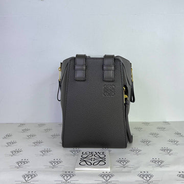 [PRE LOVED] Loewe Compact Hammock in Dark Brown Grained Calfskin Leather GHW