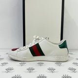 [PRE LOVED] Gucci Ace Sneakers with heart in White Size 34