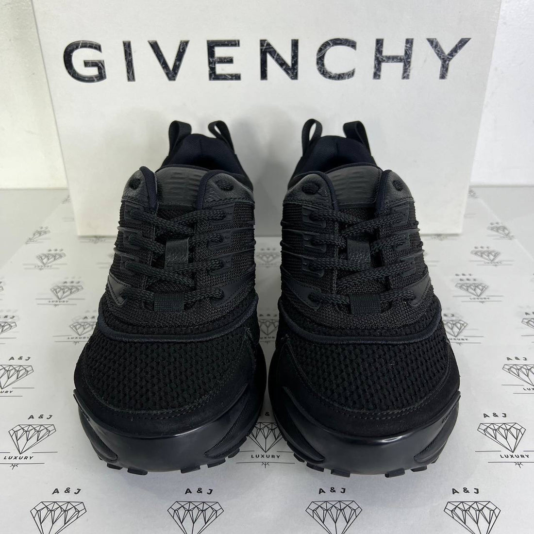 [PRE LOVED] Givenchy Runner Sneakers in Black Size 37EU