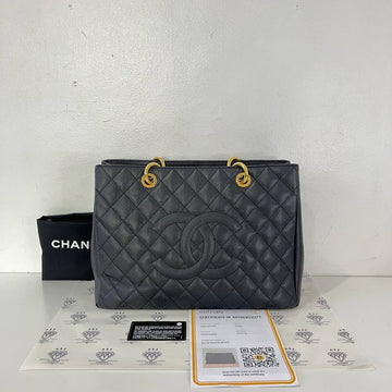 [PRE LOVED] Chanel GST in Black Caviar GHW (Series 17)