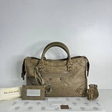 [PRE LOVED] Balenciaga G12 Medium City in Brown GHW