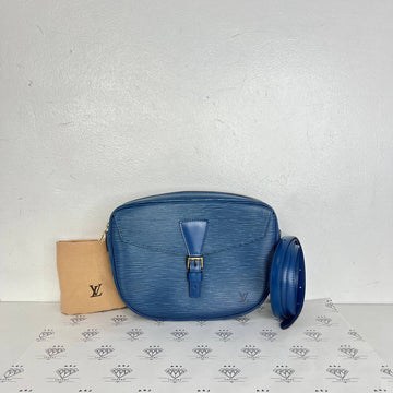 [PRE LOVED] Louis Vuitton Juene Fille Crossbody Bag in Blue Epi Leather (VI0965)