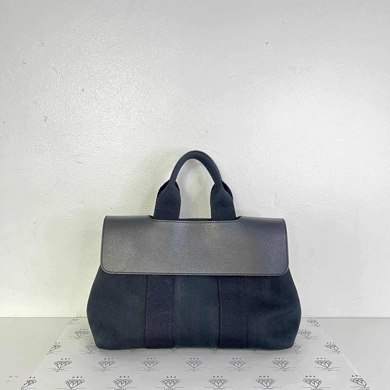 [PRE LOVED] Hermes Valparaiso PM in Navy Blue Canvassx