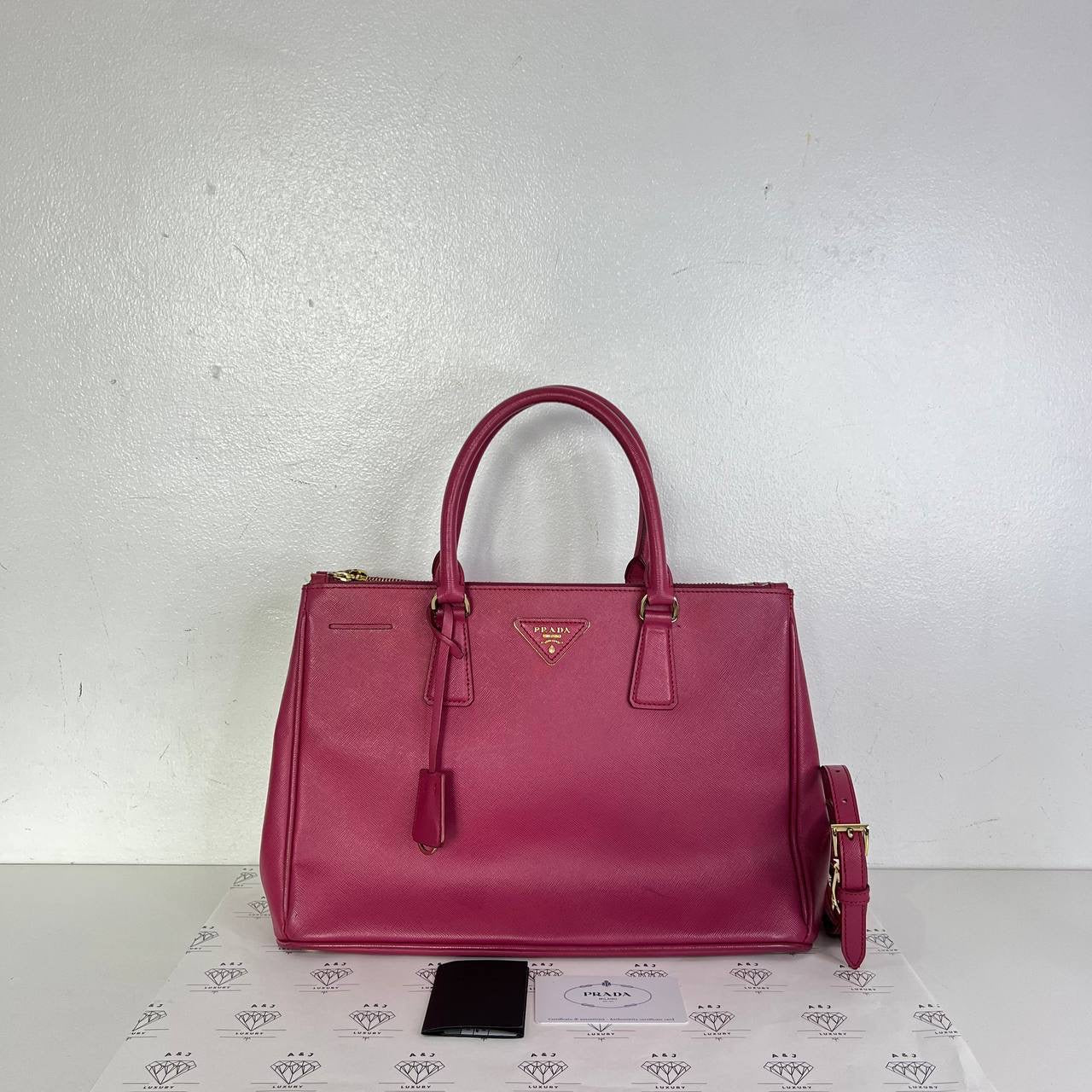 [PRE LOVED] Prada BN2274 Saffiano Lux in Ibisco GHW