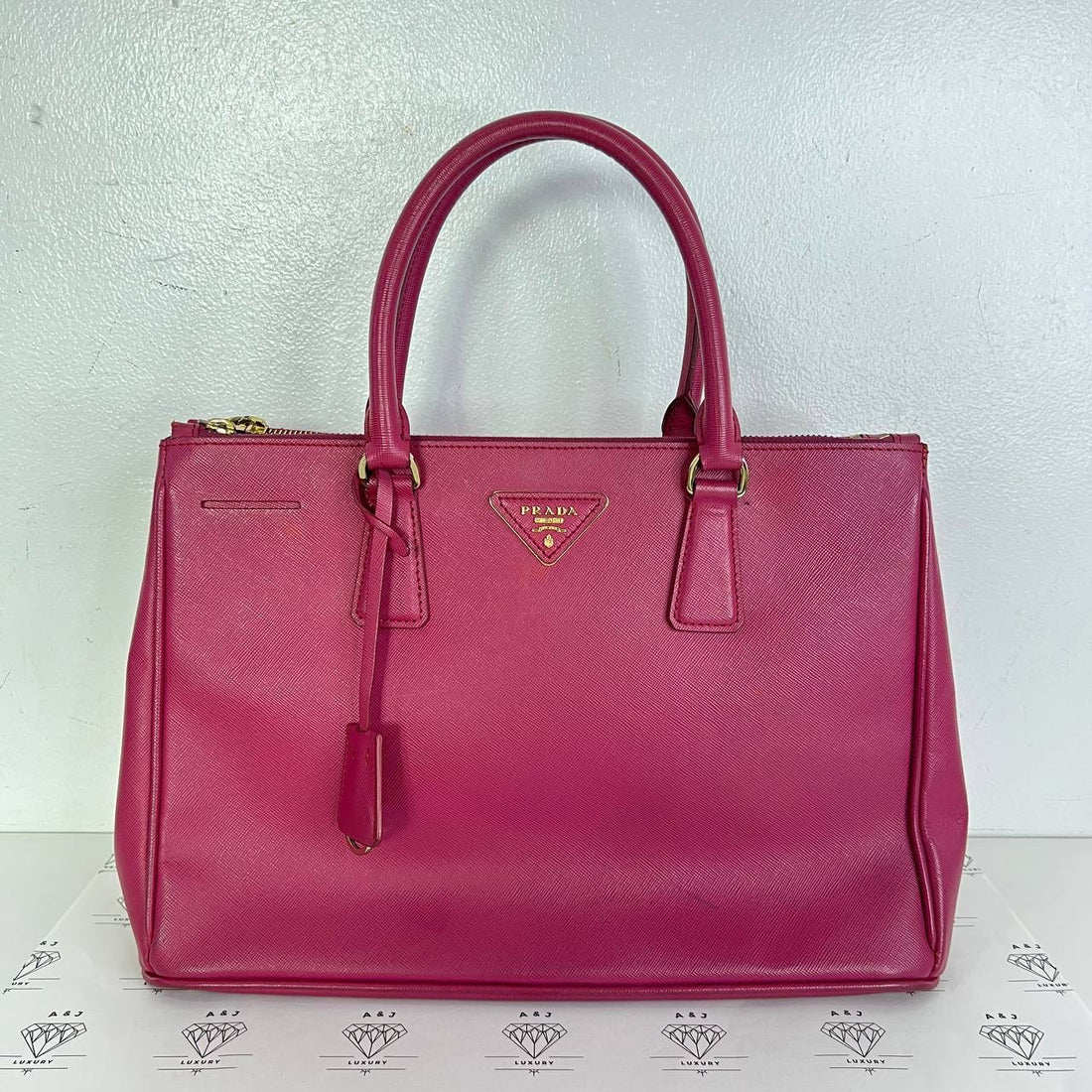 [PRE LOVED] Prada BN2274 Saffiano Lux in Ibisco GHW