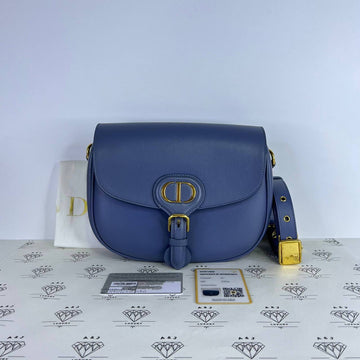 [PRE LOVED] Christian Dior Medium Bobby in Blue Calfskin Leather GHW (2020)