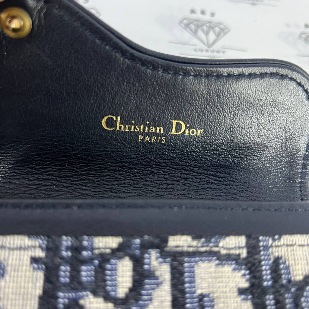 [PRE LOVED] Christian Dior Saddle Cardholder in Oblique (2020)