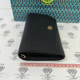 [PRE LOVED] Tory Burch Robinson Chain Wallet in Black