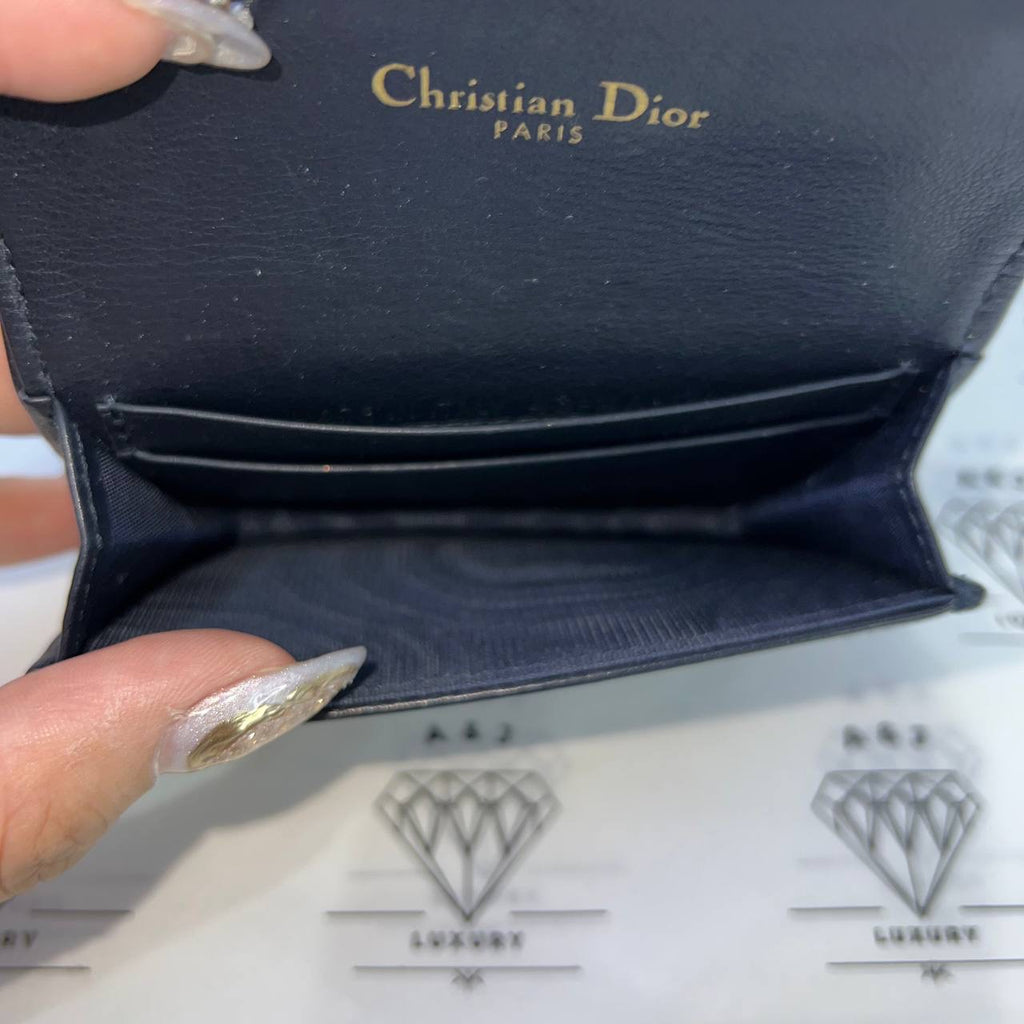 [PRE LOVED] Christian Dior Saddle Cardholder in Oblique (2020)