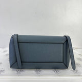 [PRE LOVED] Celine Nano Belt Bag in Blue Drummed Leather GHW