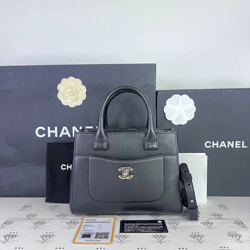 [PRE LOVED] Chanel Mini Neo Executive Tote Bag in Black Caviar Leather SHW (Series 23)