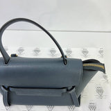 [PRE LOVED] Celine Nano Belt Bag in Blue Drummed Leather GHW