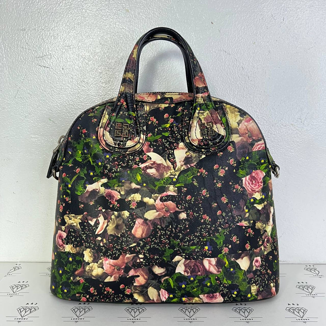 [PRE LOVED] Givenchy Floral Nightingale in Black SHW
