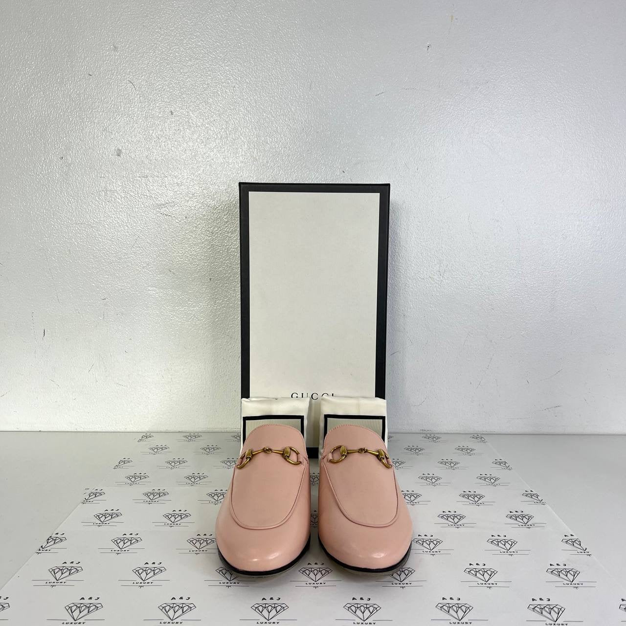 [PRE LOVED] Gucci Princetown Mules in Pink Size 36EU