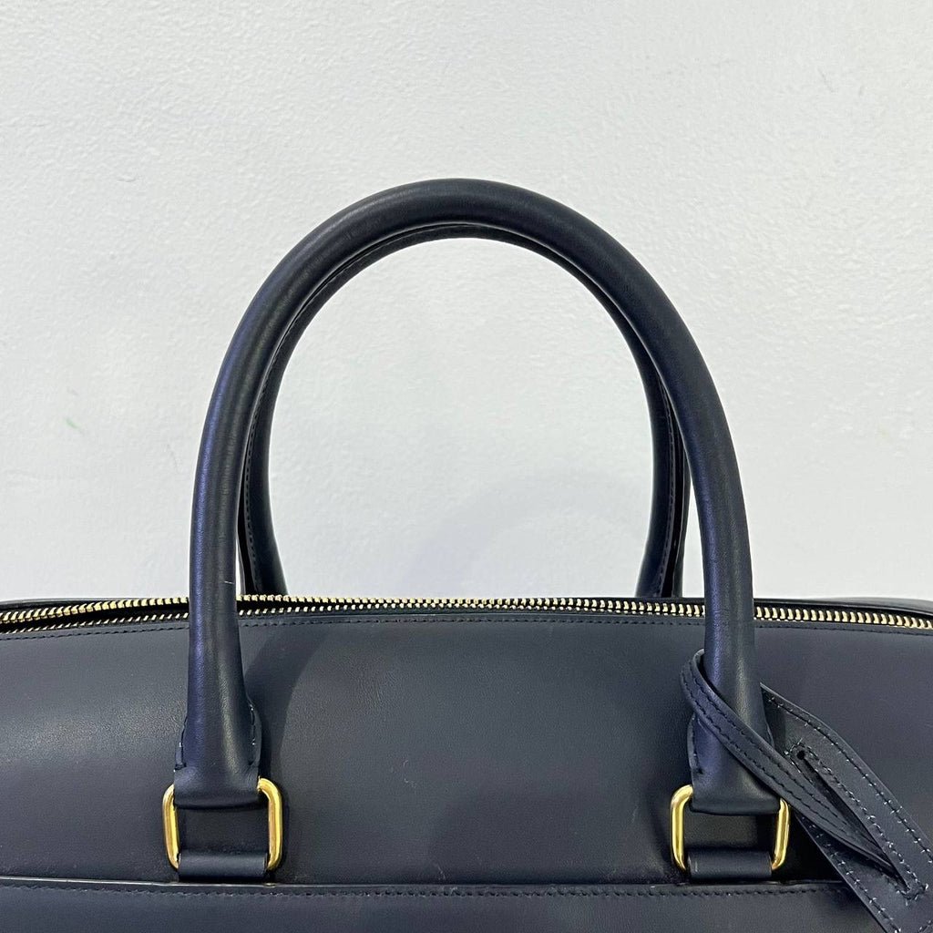 [PRE LOVED] Saint Laurent Baby Duffle Bag in Black Smooth Leather GHW