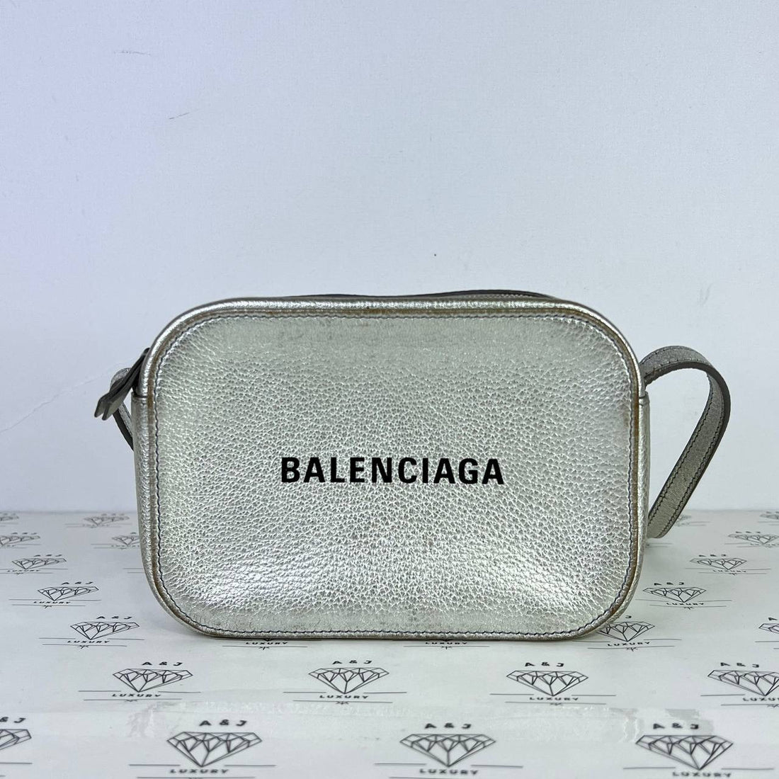 [PRE LOVED] Balenciaga Everyday Camera Bag XS in Silver SHW