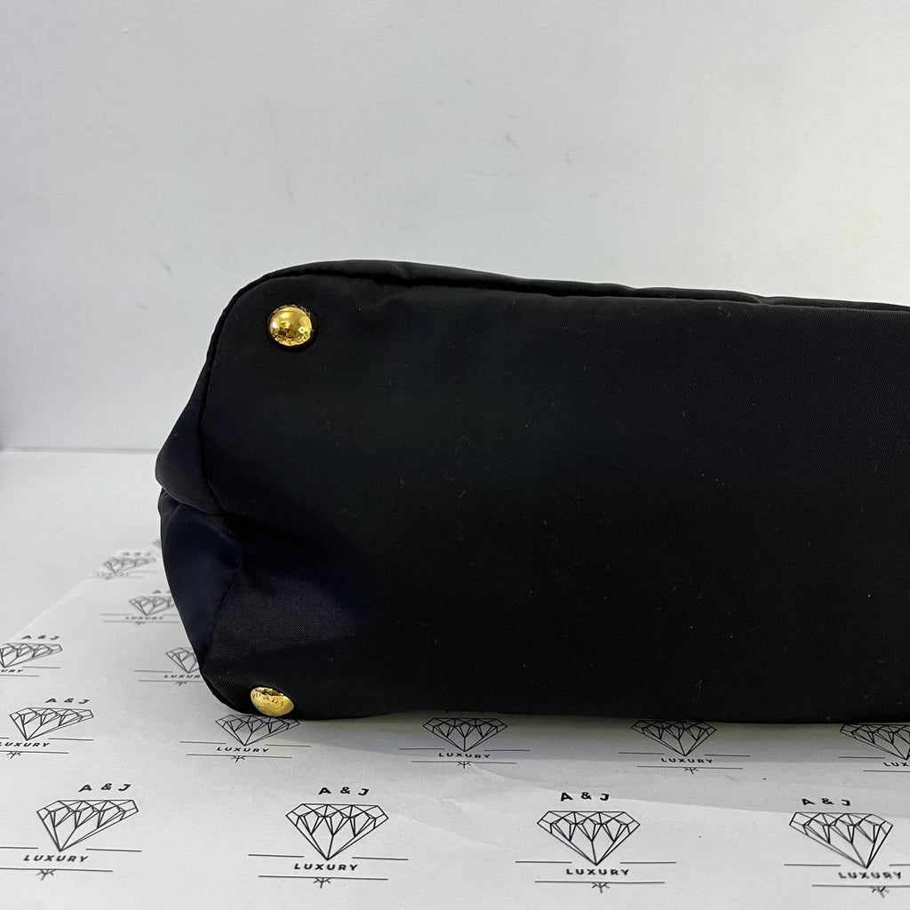 [PRE LOVED] Prada BN2283 Tessuto Nylon Tote in Black GHW