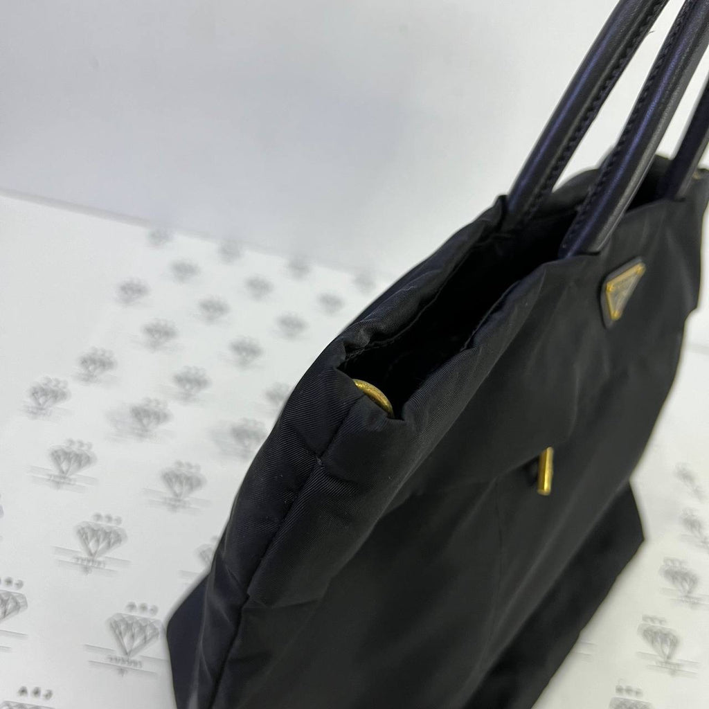 [PRE LOVED] Prada BN2283 Tessuto Nylon Tote in Black GHW