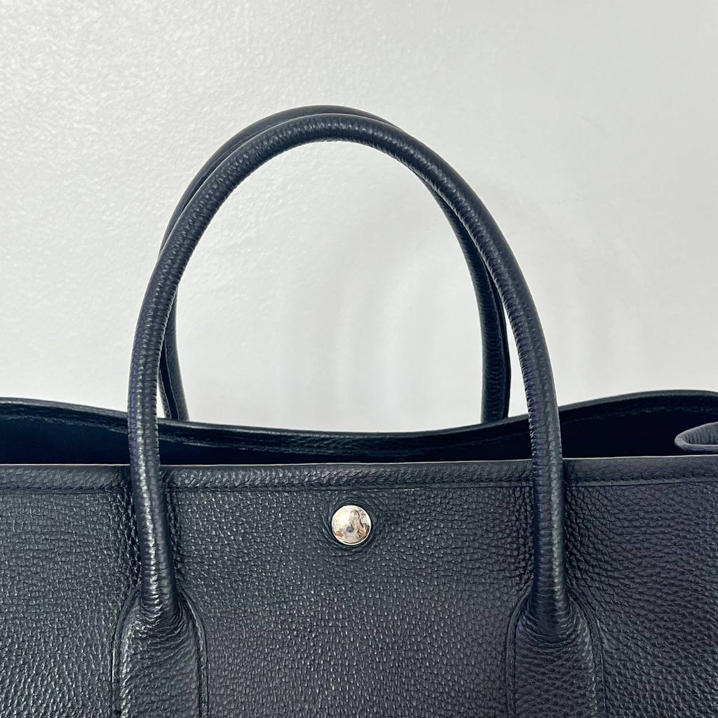 [PRE LOVED] Hermes GPT 36 in Noir Clemence Leather PHW (Stamp Square M - 2009)