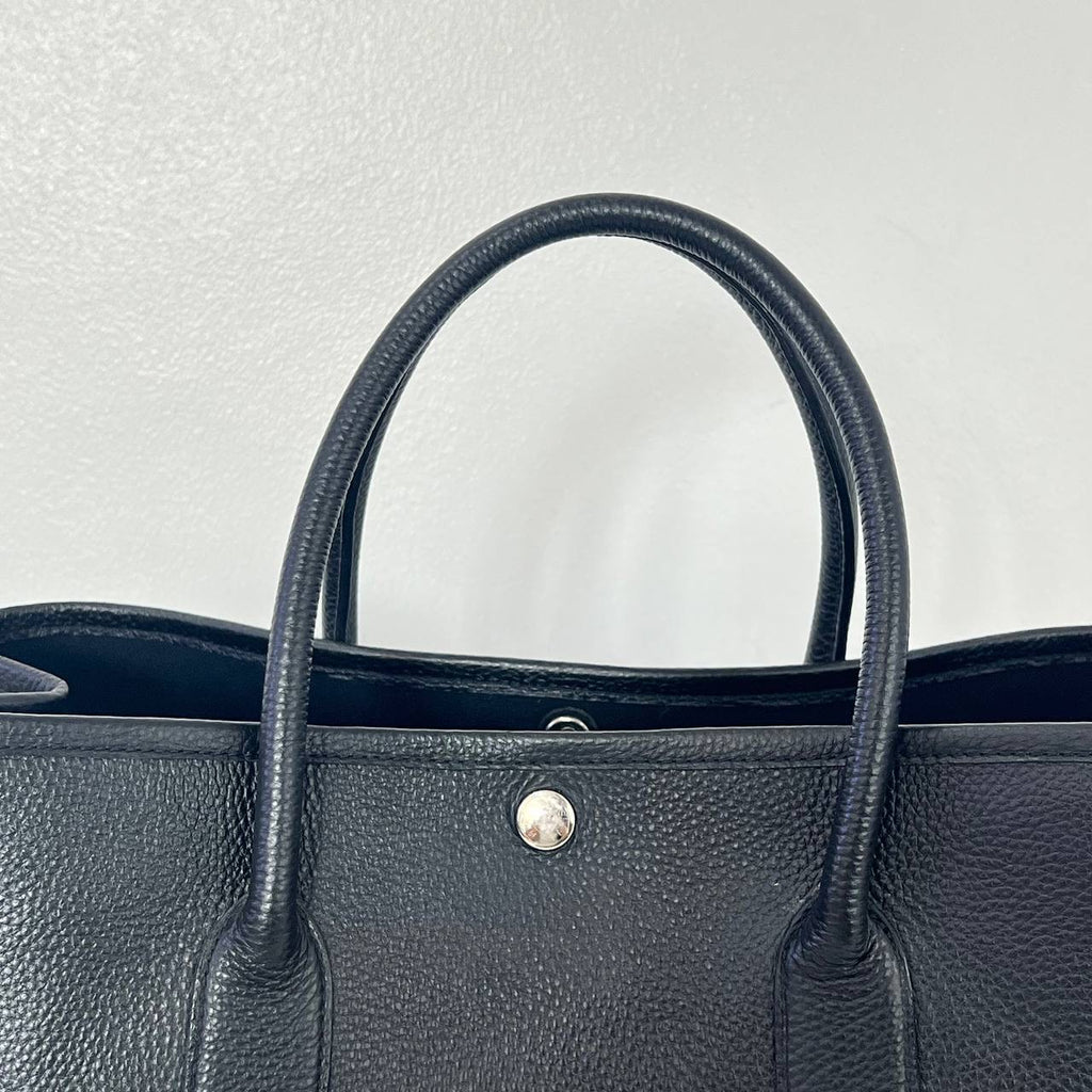 [PRE LOVED] Hermes GPT 36 in Noir Clemence Leather PHW (Stamp Square M - 2009)