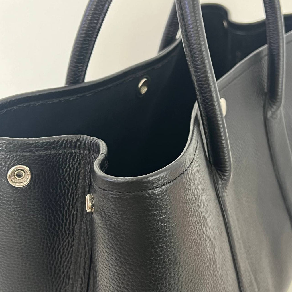 [PRE LOVED] Hermes GPT 36 in Noir Clemence Leather PHW (Stamp Square M - 2009)