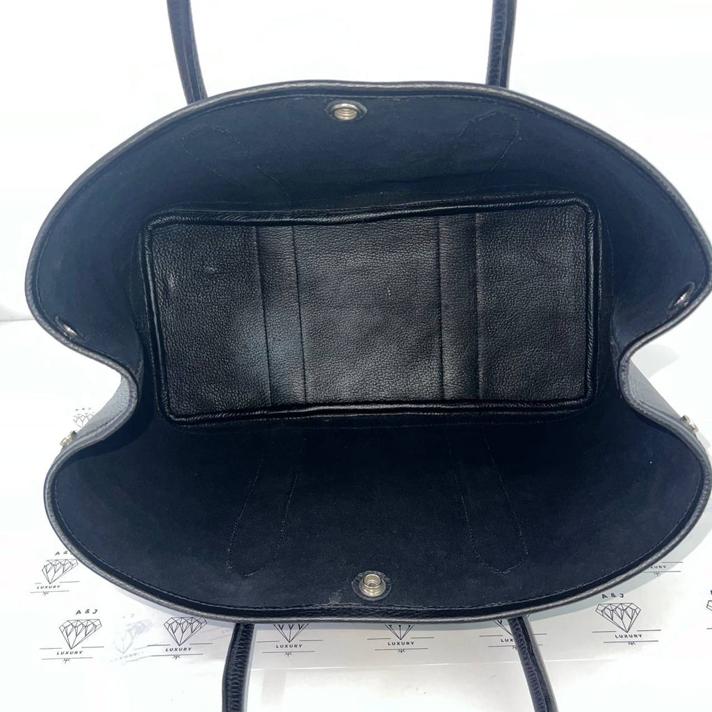 [PRE LOVED] Hermes GPT 36 in Noir Clemence Leather PHW (Stamp Square M - 2009)