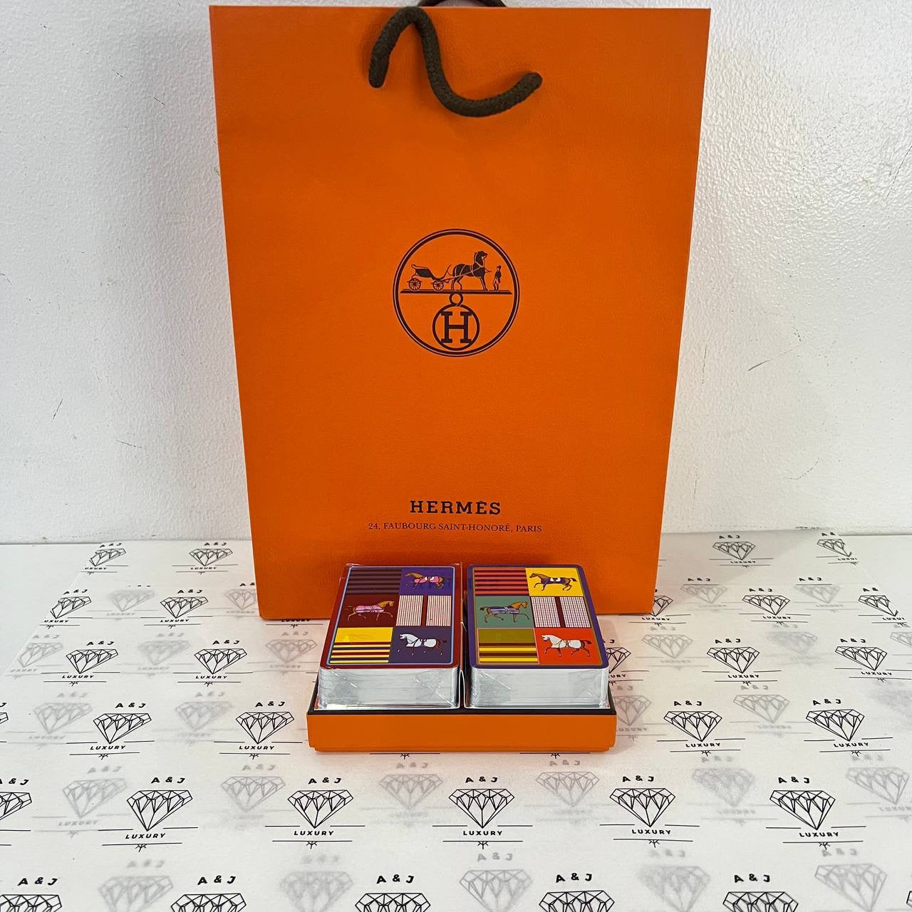 [BRAND NEW] Hermes Couvertures Nouvelles Bridge Playing Cards