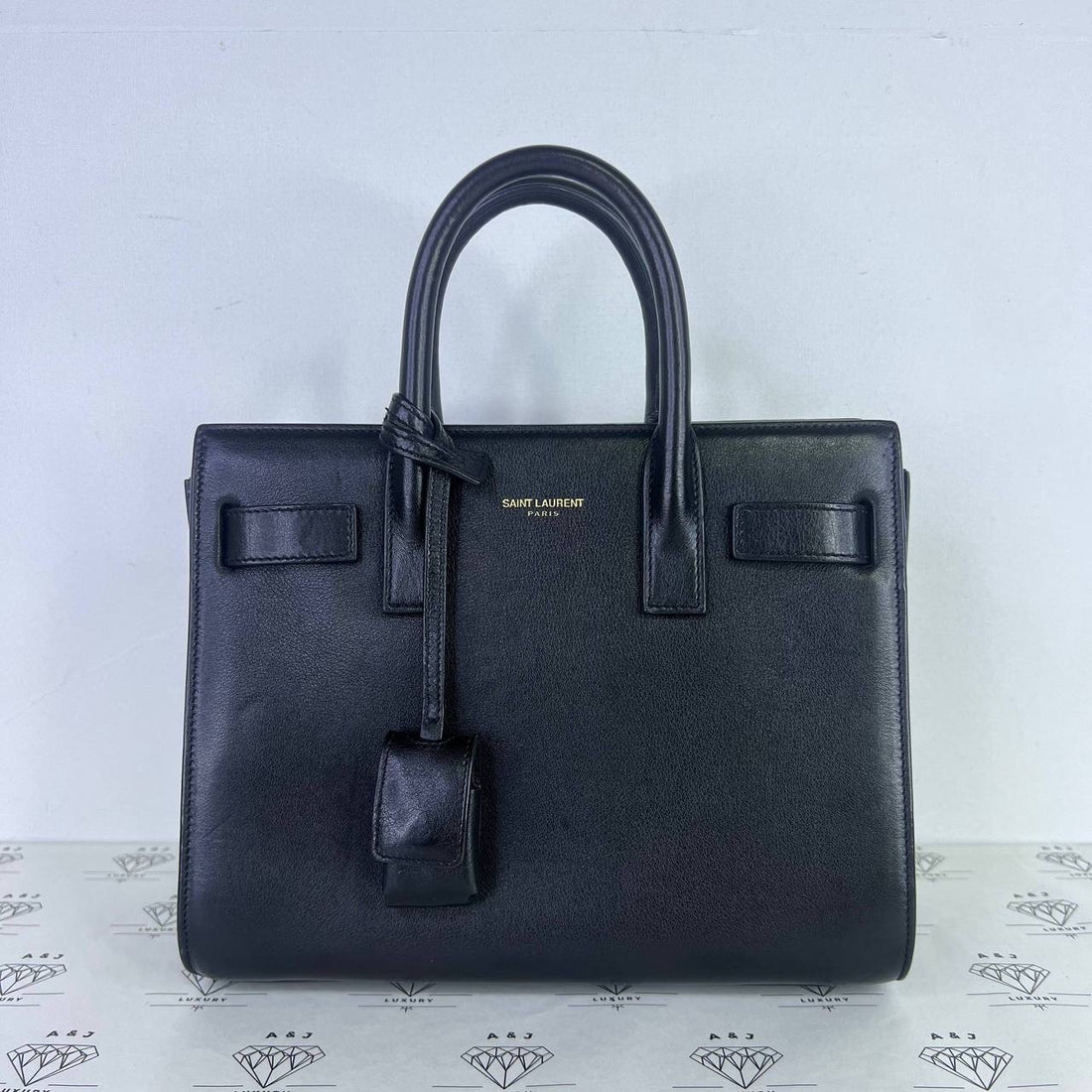 [PRE LOVED] YSL Nano Sac De Jour in Black Lambskin Leather GHW