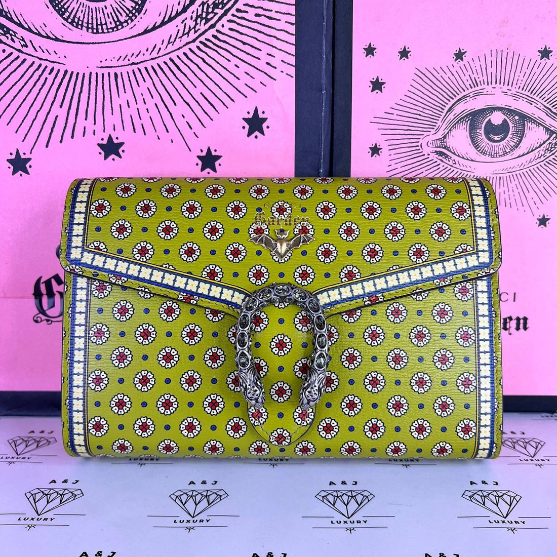 [PRE LOVED] Gucci Bestiaire Dionysus Wallet on Chain in Multicolor SHW