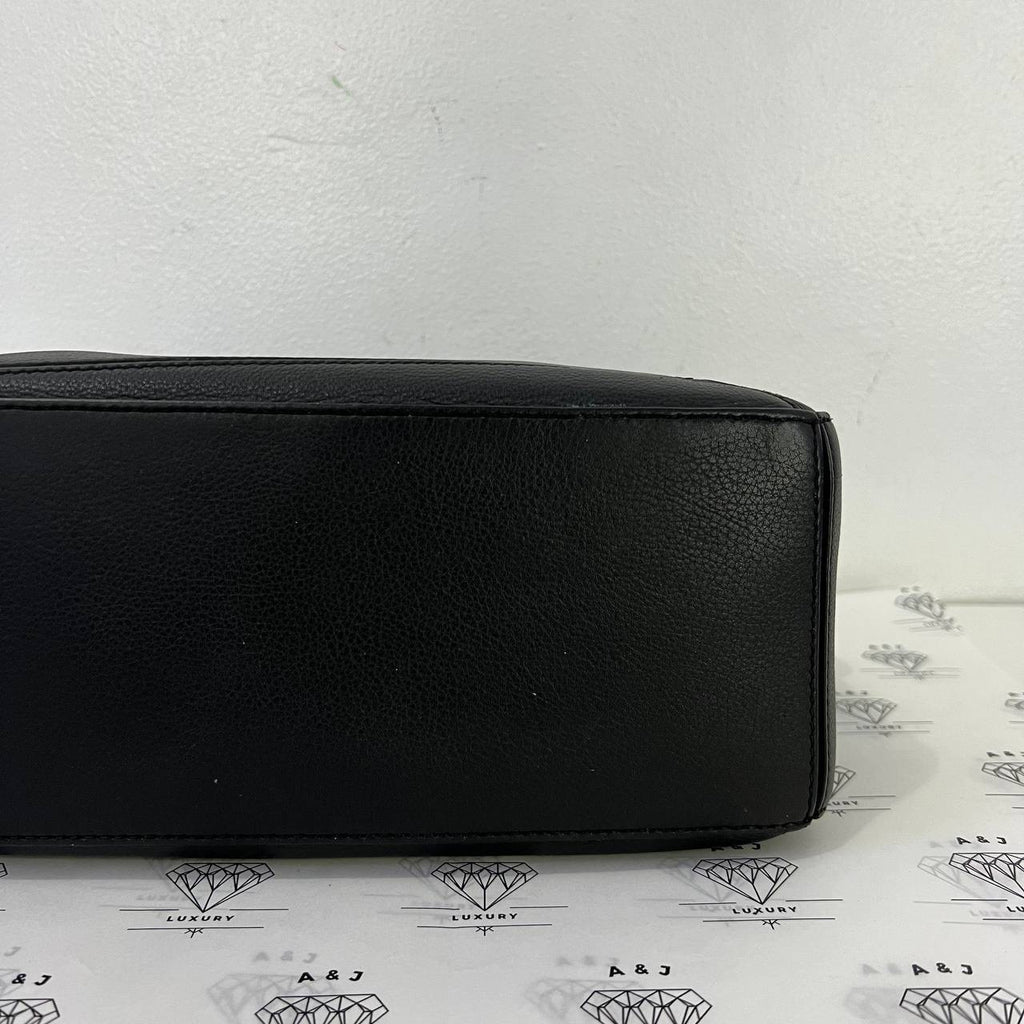 [PRE LOVED] Loewe Small Puzzle in Black Calfskin Leather SHW