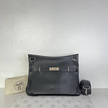 [PRE LOVED] Hermes Jypsiere 37 in Black Clemence Leather PHW (Stamp L Square - 2008)