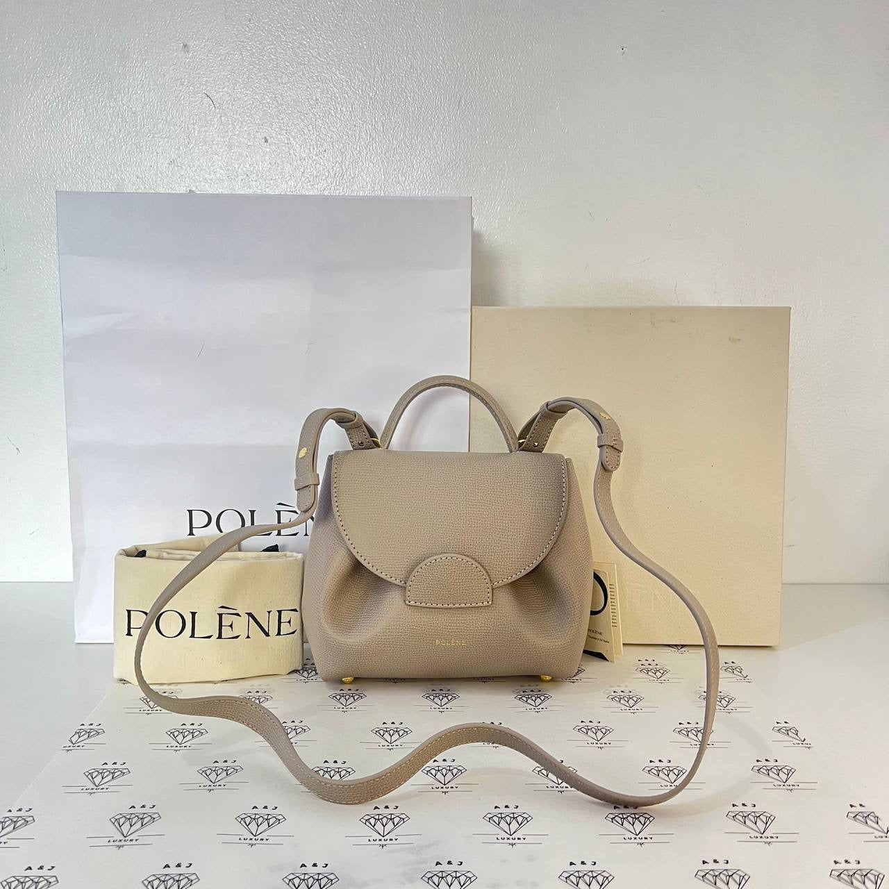 [BRAND NEW] Polene Numero Un Nano in Taupe