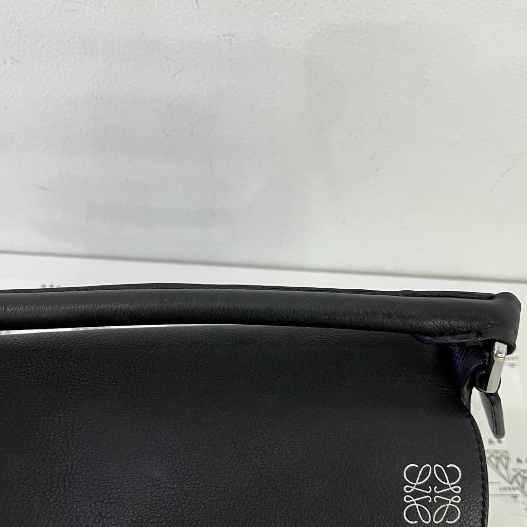 [PRE LOVED] Loewe Small Puzzle in Black Calfskin Leather SHW