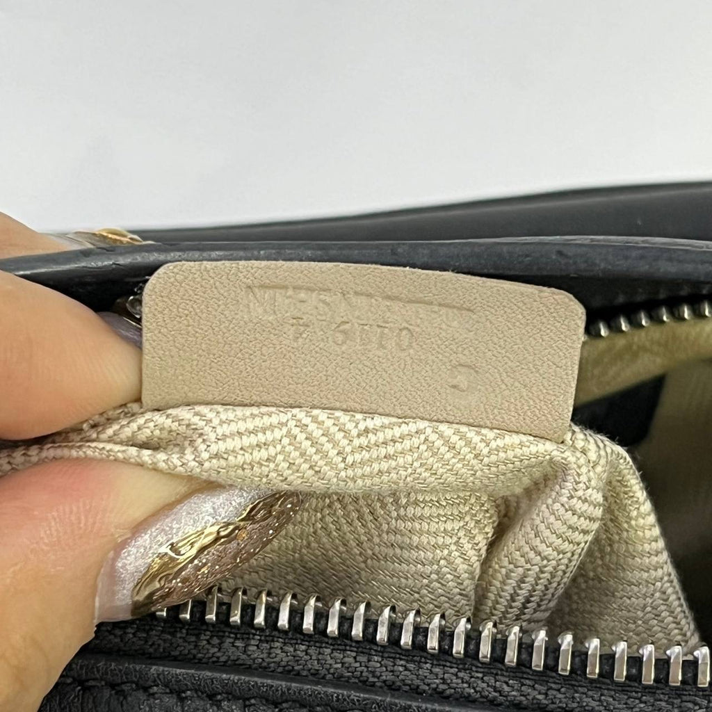 [PRE LOVED] Loewe Small Puzzle in Black Calfskin Leather SHW