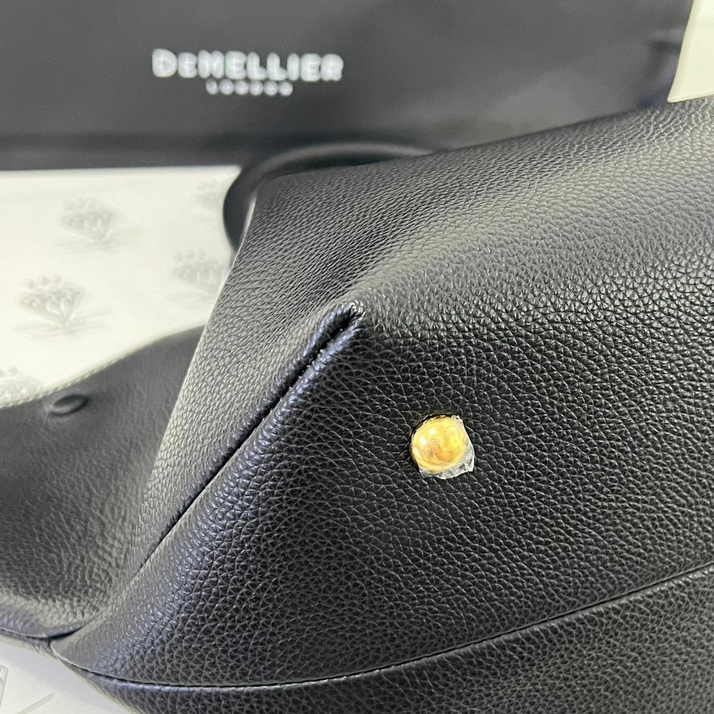 [BRAND NEW] DeMellier The Midi New York in Black Small Grained Leather GHW