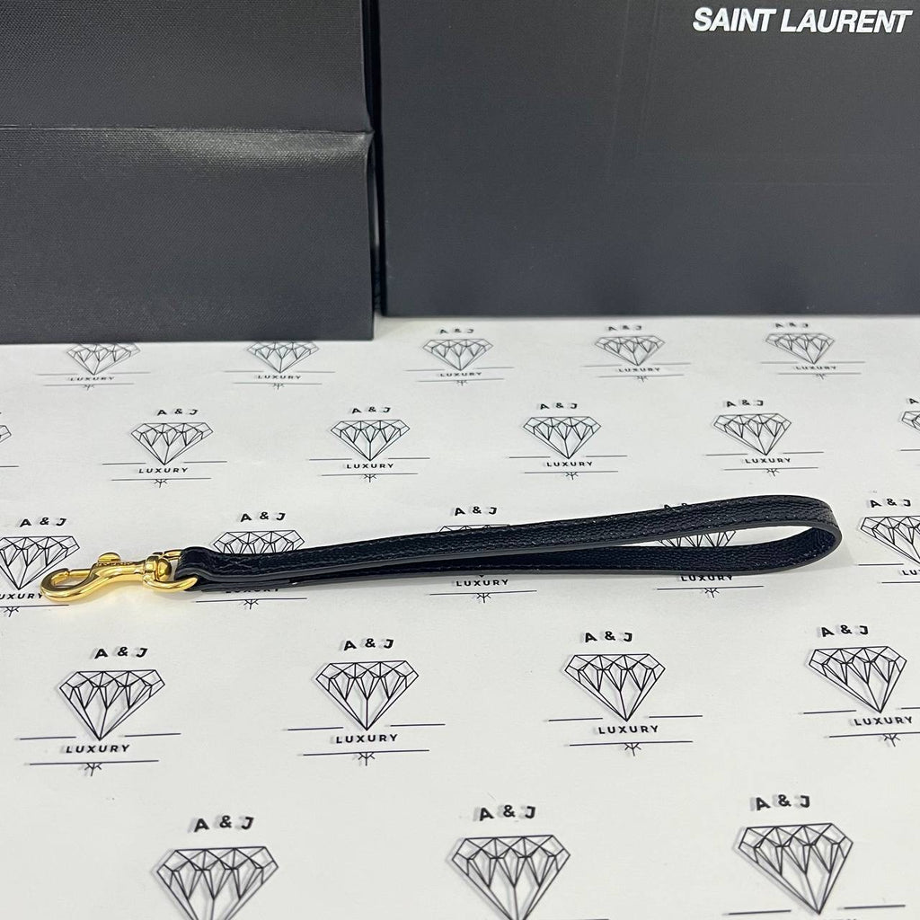 [BRAND NEW] Yves Saint Laurent Envelope Pouch in Black Mix Matelasse Poudre GHW